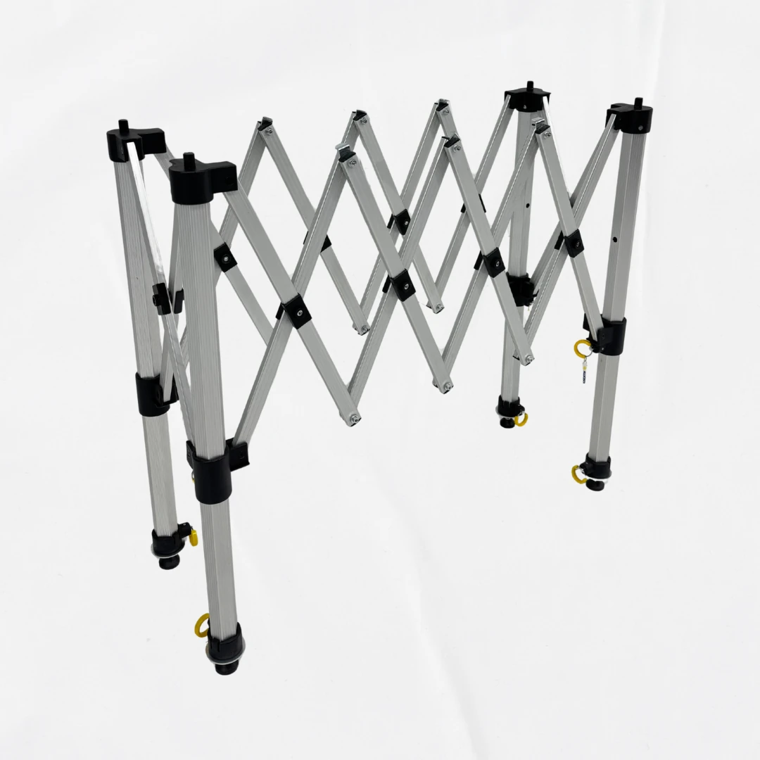 Estructura plegable de aluminio