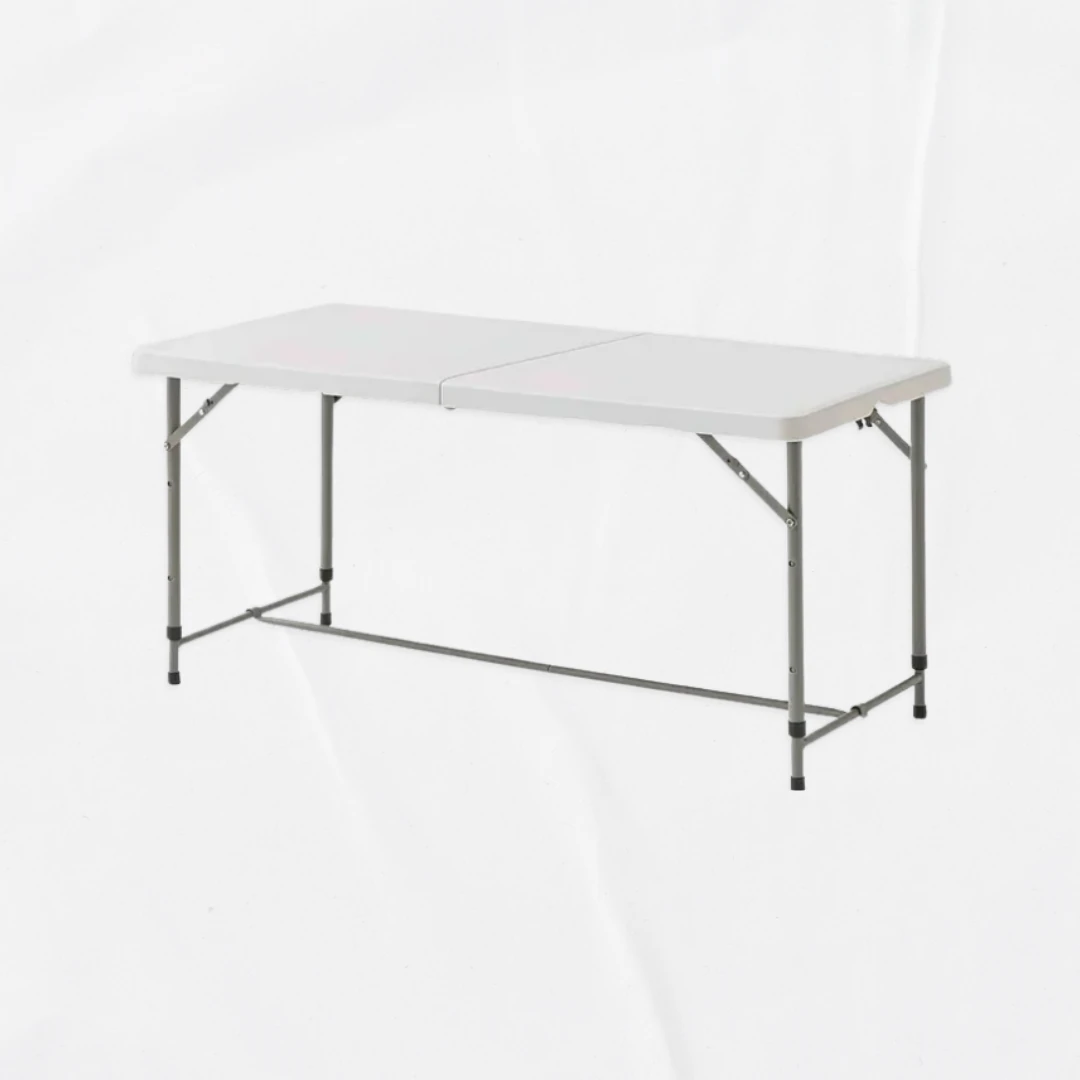 Mesa plegable de resina