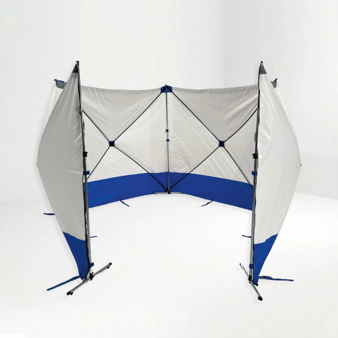 Mampara Azul / Blanca - Protección visual profesional