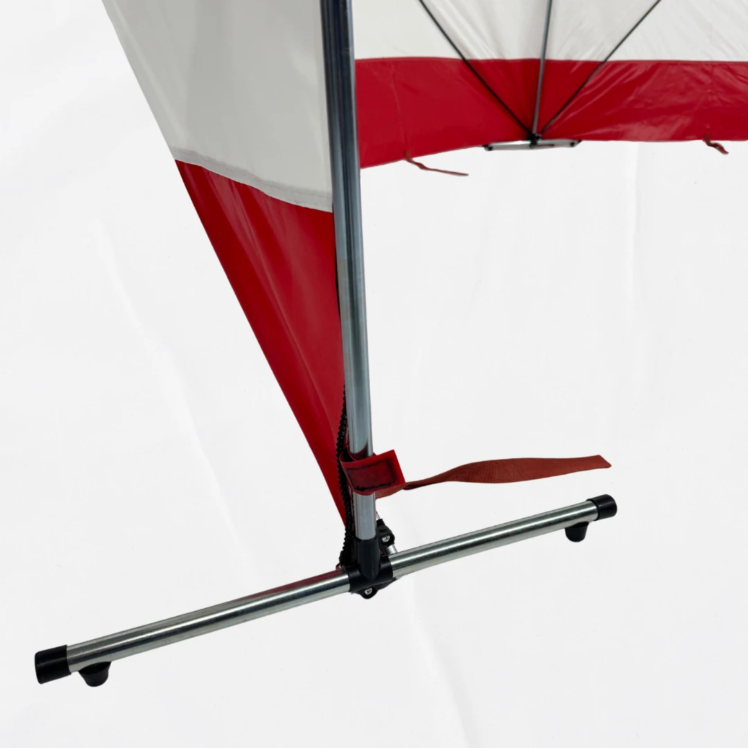 Base estabilizadora en T de acero