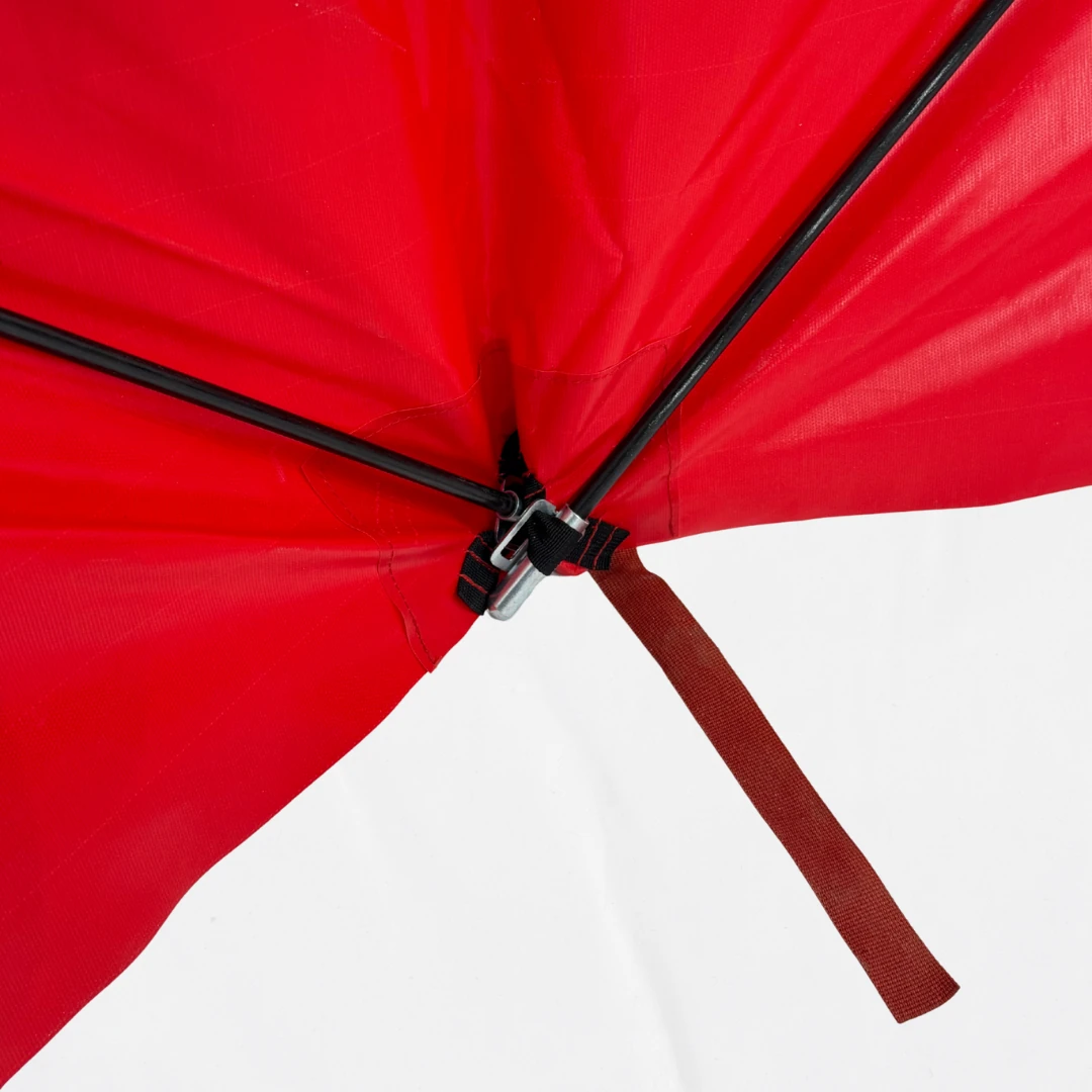 Unión de varillas en la parte inferior