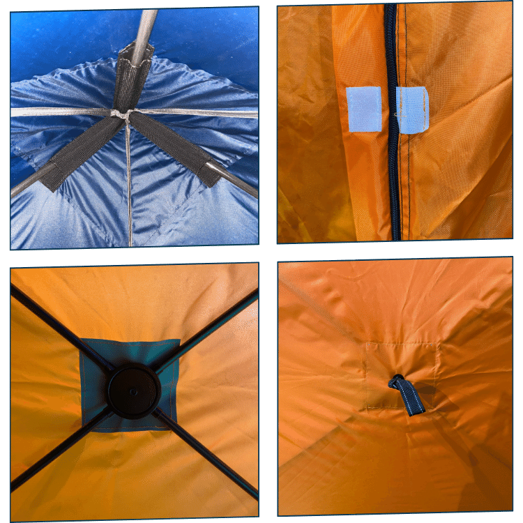Estructura de varillas de fibra de vidrio 11 mm — Carpa de Emergencia