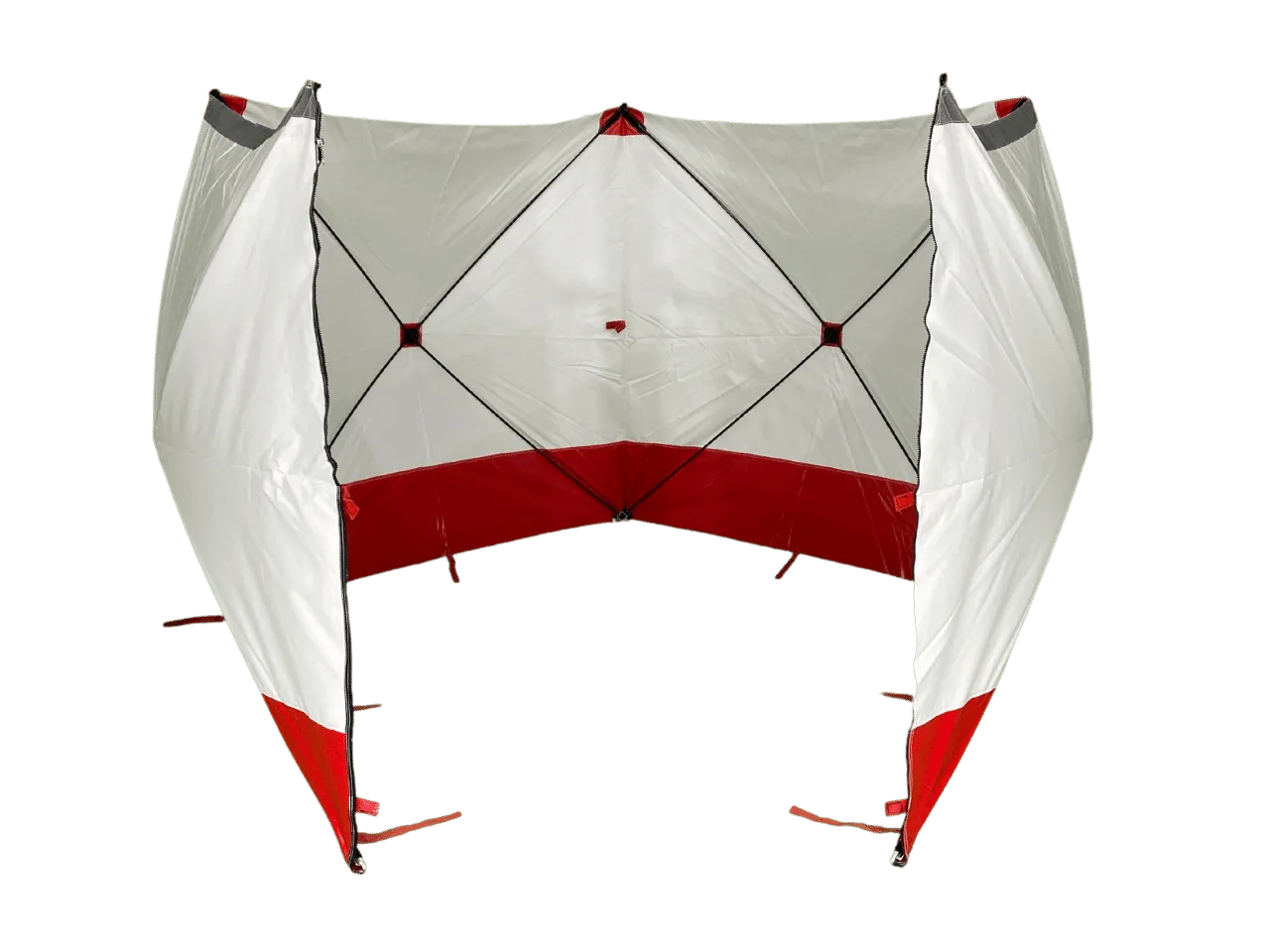 Lona PVC opaco con interior blanco — Mampara de Protección Visual