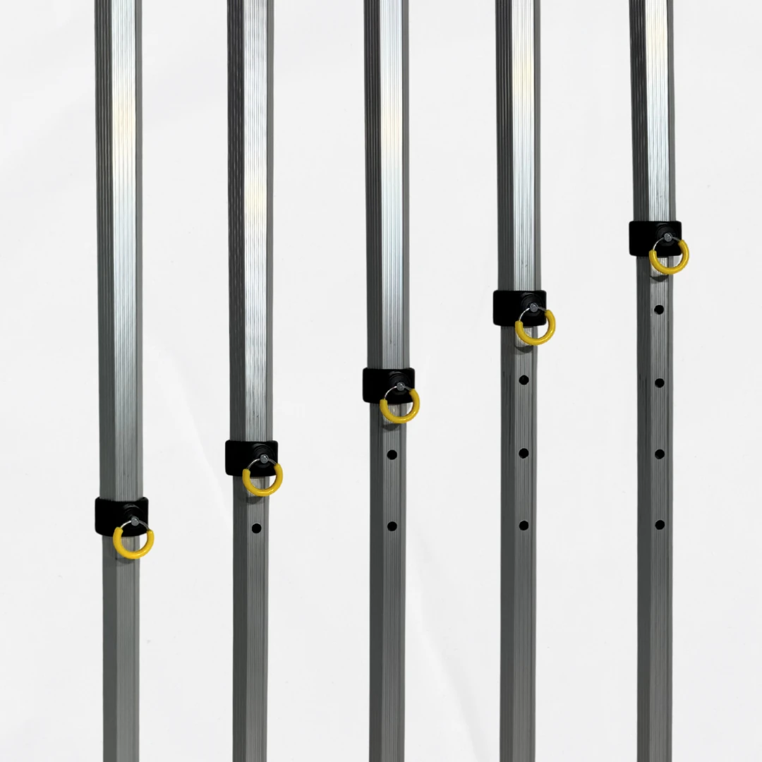 5 niveles de altura ajustable en carpa plegable Gama Media