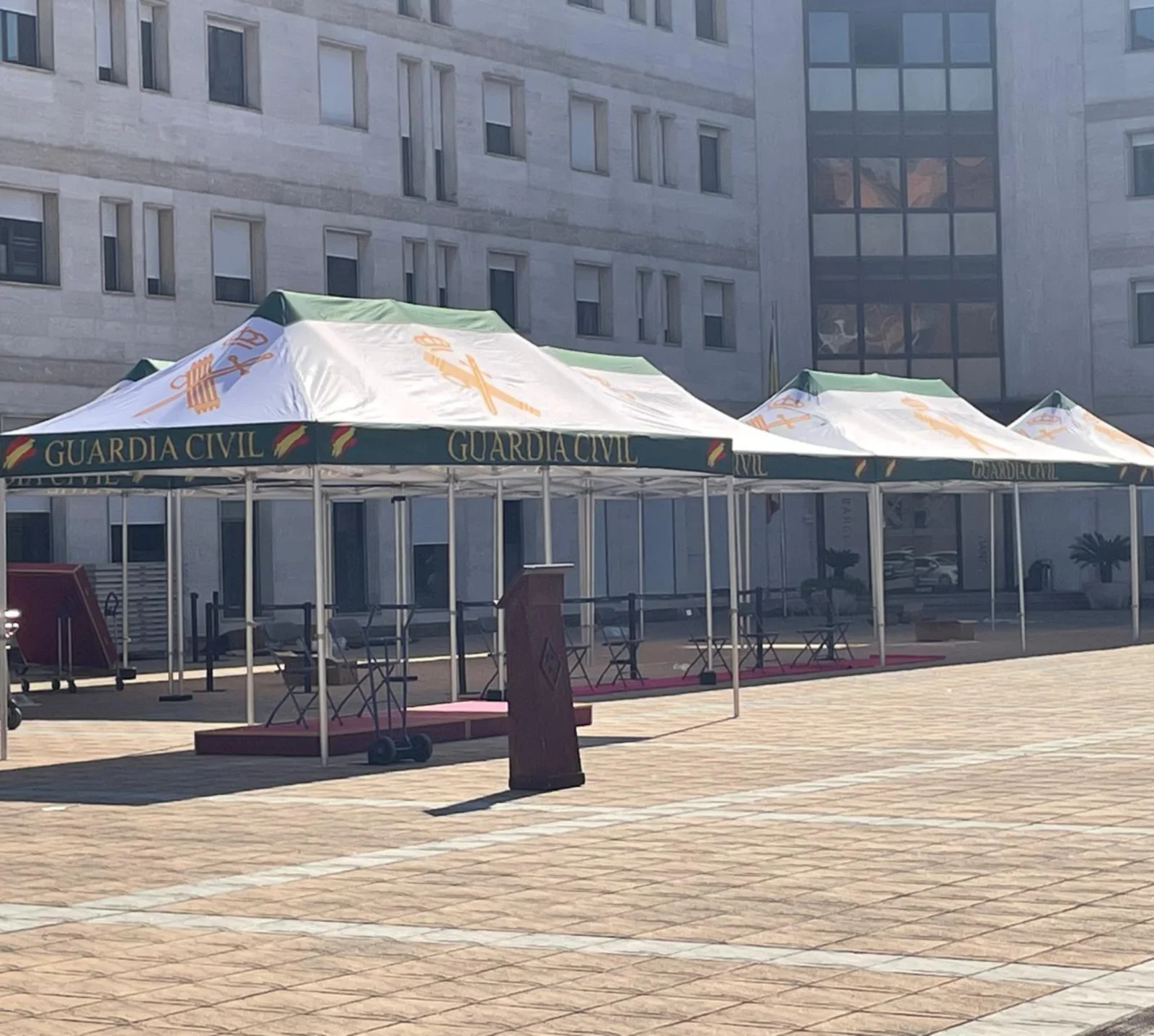 Carpas para Guardia Civil