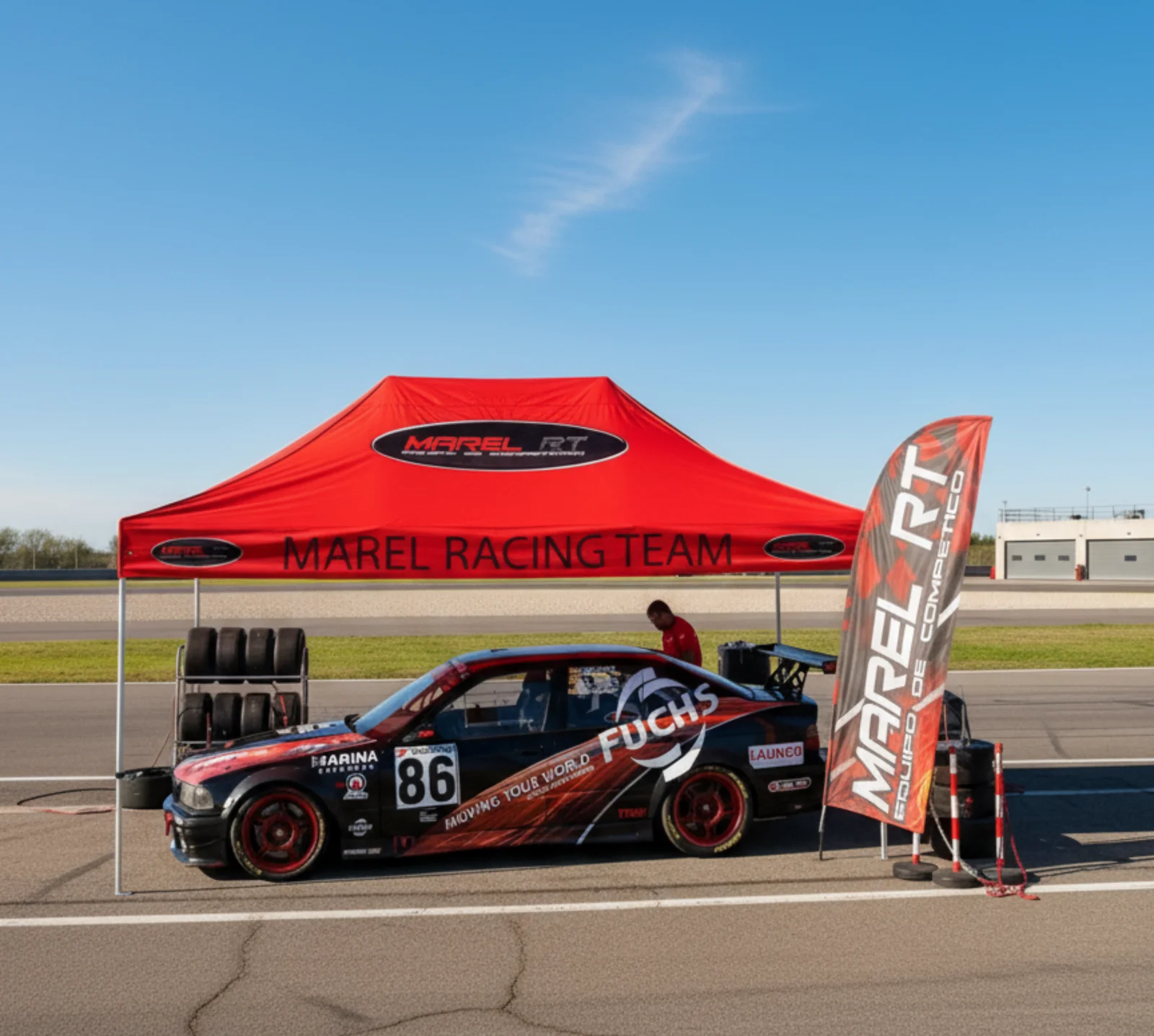 Carpa 3x4,5m modelo medio para competición