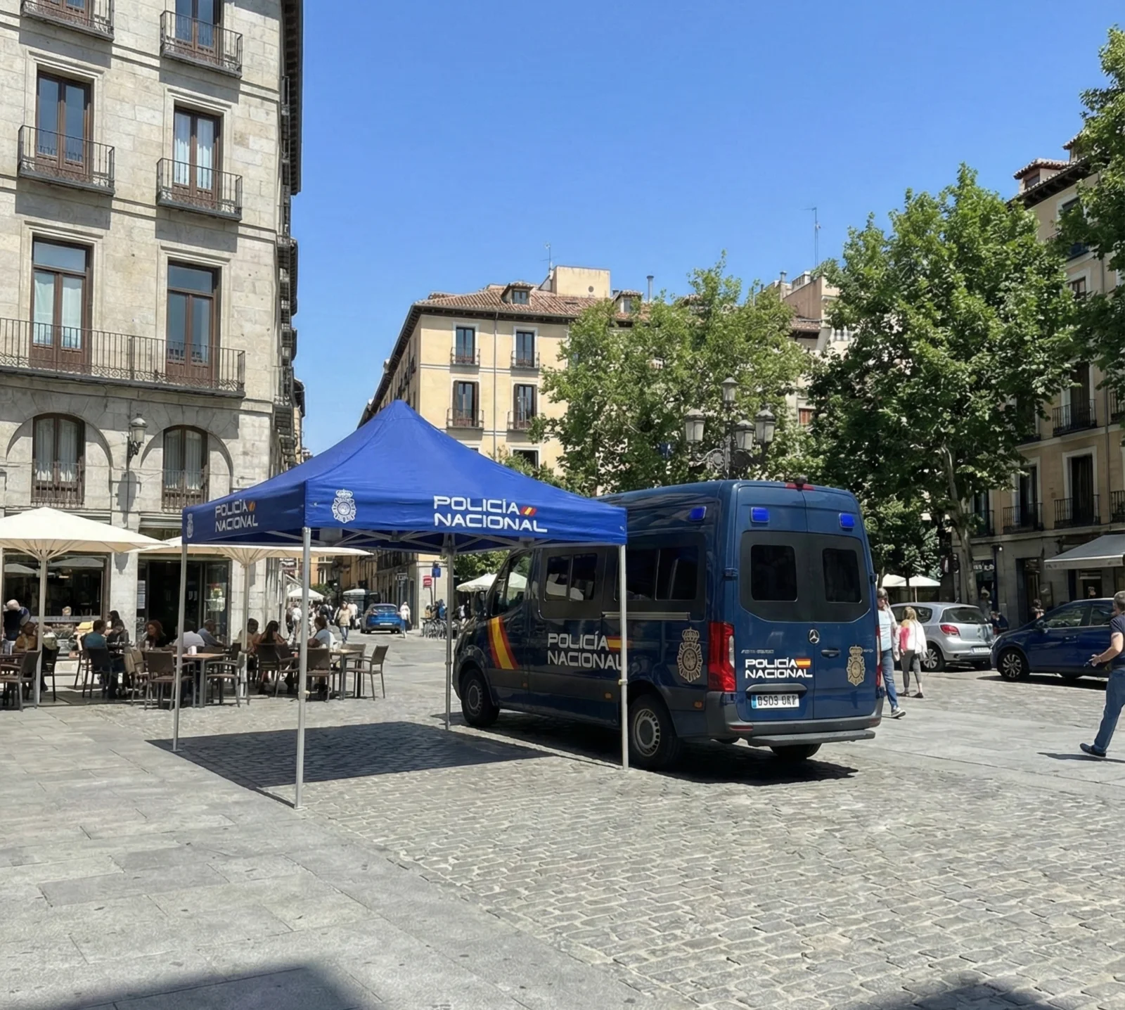 Carpas Policía Nacional