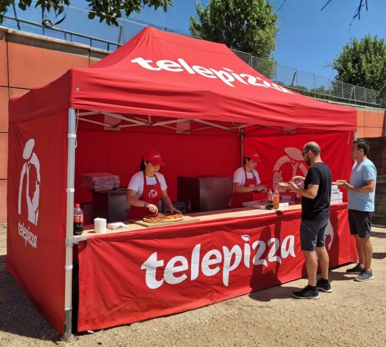 Telepizza - Festivales - Carpa 3x3 modelo superior